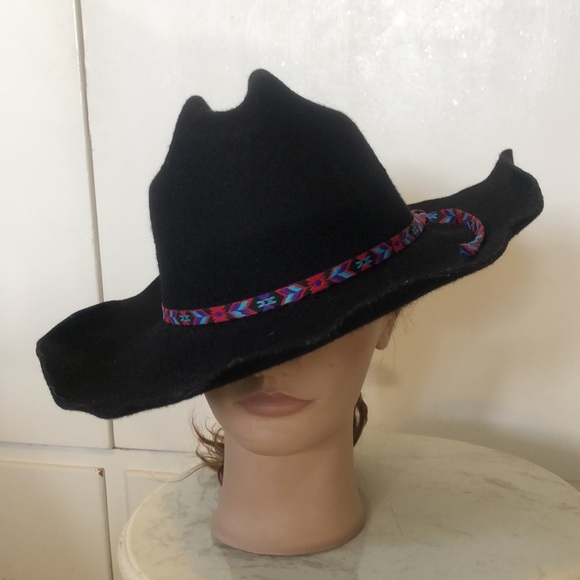 TEXAS HAT made in U.S.A  men’s or women’s size Large black color HAT - Picture 2 of 14